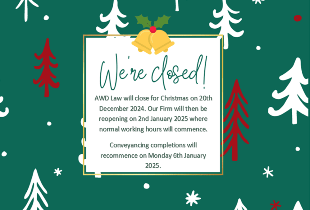 Christmas Closure Dates 2024